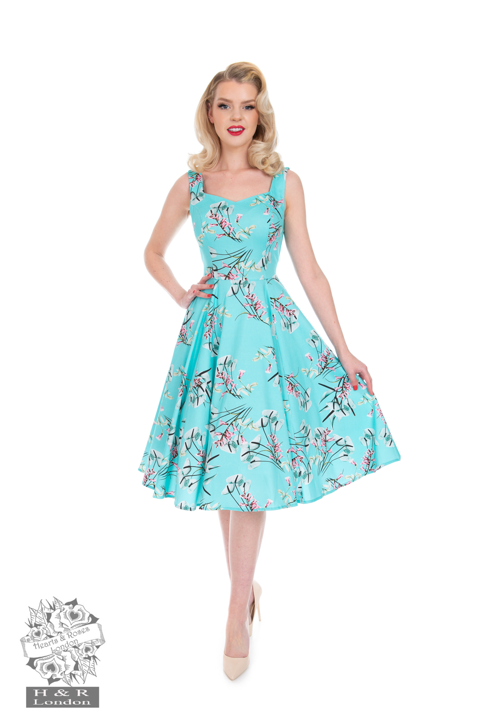 Sandra Floral Swing Dress